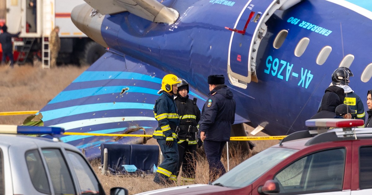 Azerbaijan Airlines says doomed flight noticed ‘exterior and technical interference’ earlier than it crashed