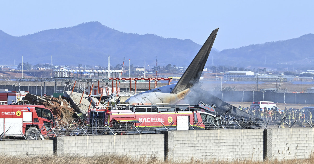 At least 28 useless after airplane carrying 181 crashes at South Korean airport