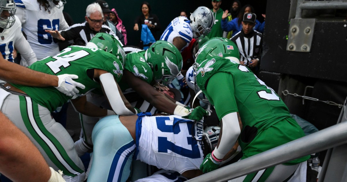 Fight mars end of Cowboys-Eagles game