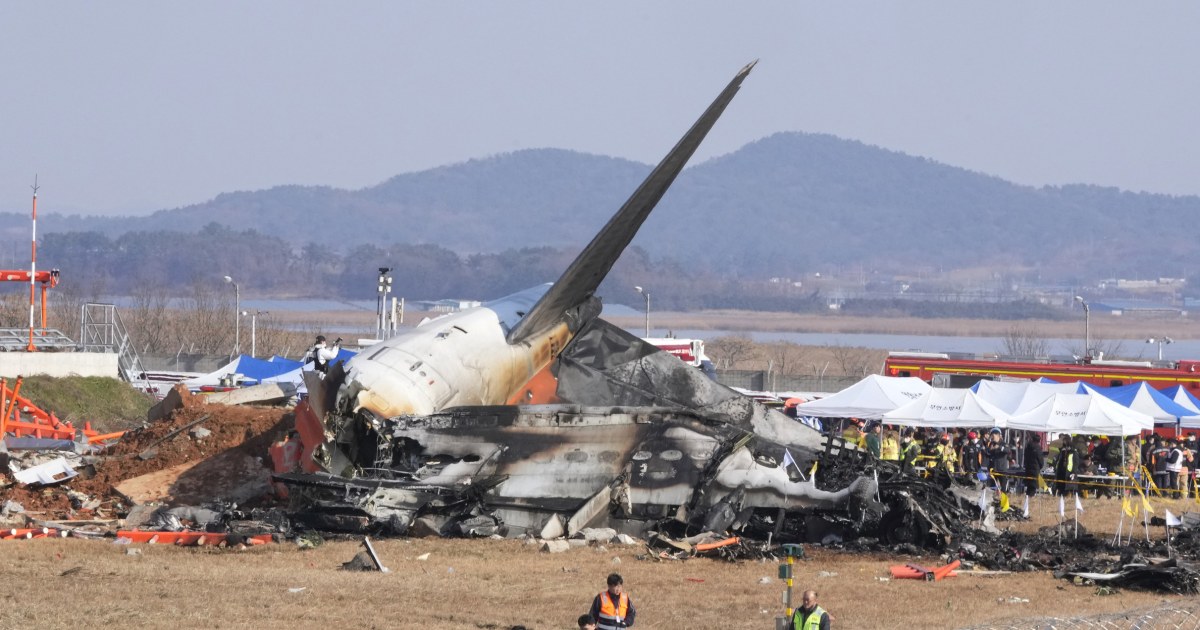 Death toll rises to 85 after plane crashes at South Korean airport