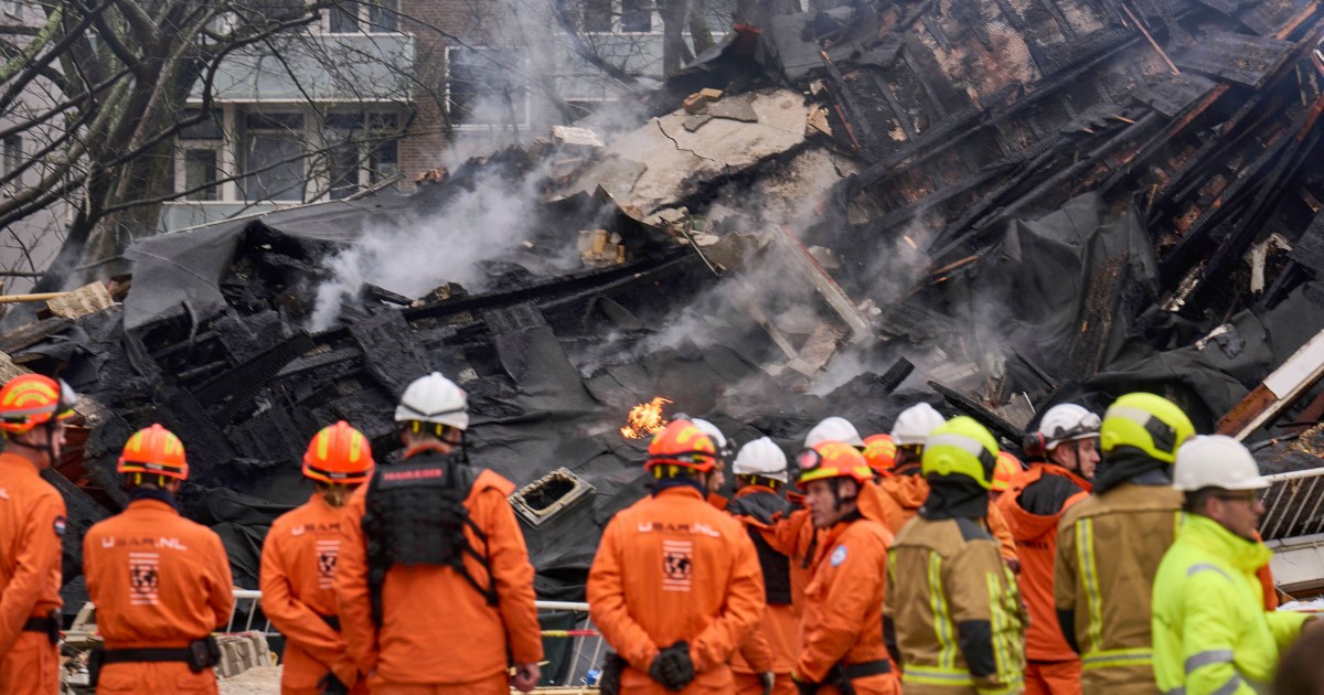 Explosion hits apartment block in The Netherlands