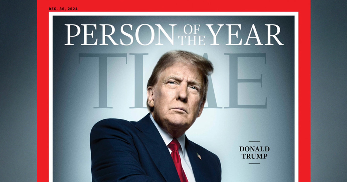 Trump is Time's 2024 Person of the Year. It's not the 'honor' he thinks