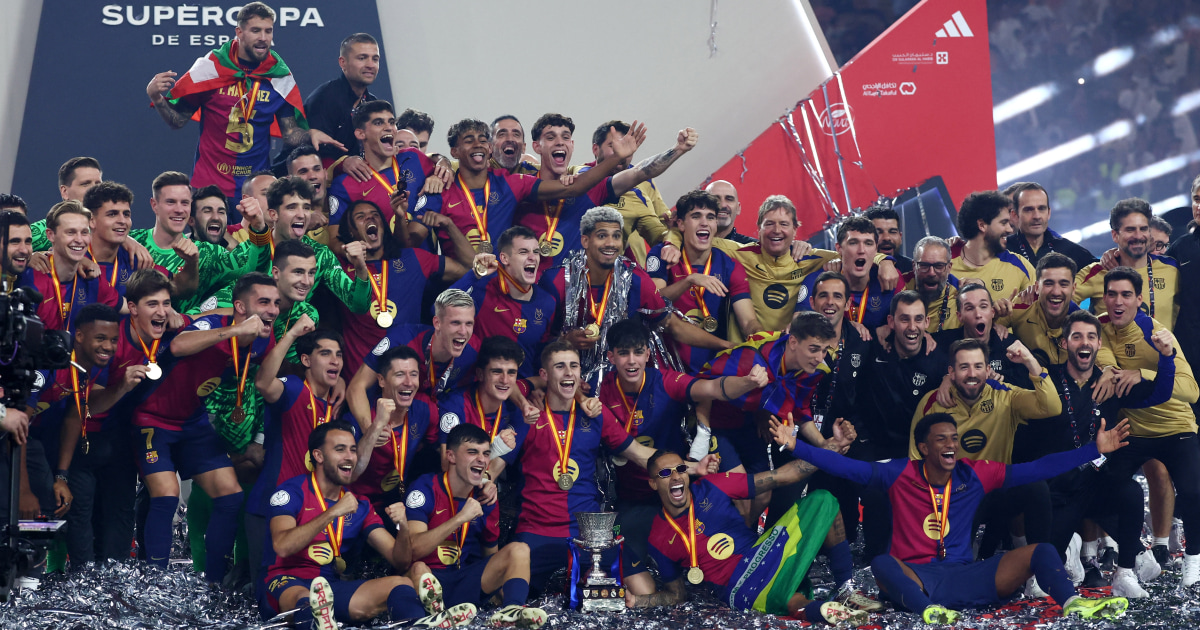 Barcelona vuelve a golear al Real Madrid y es campeón de la Supercopa ...