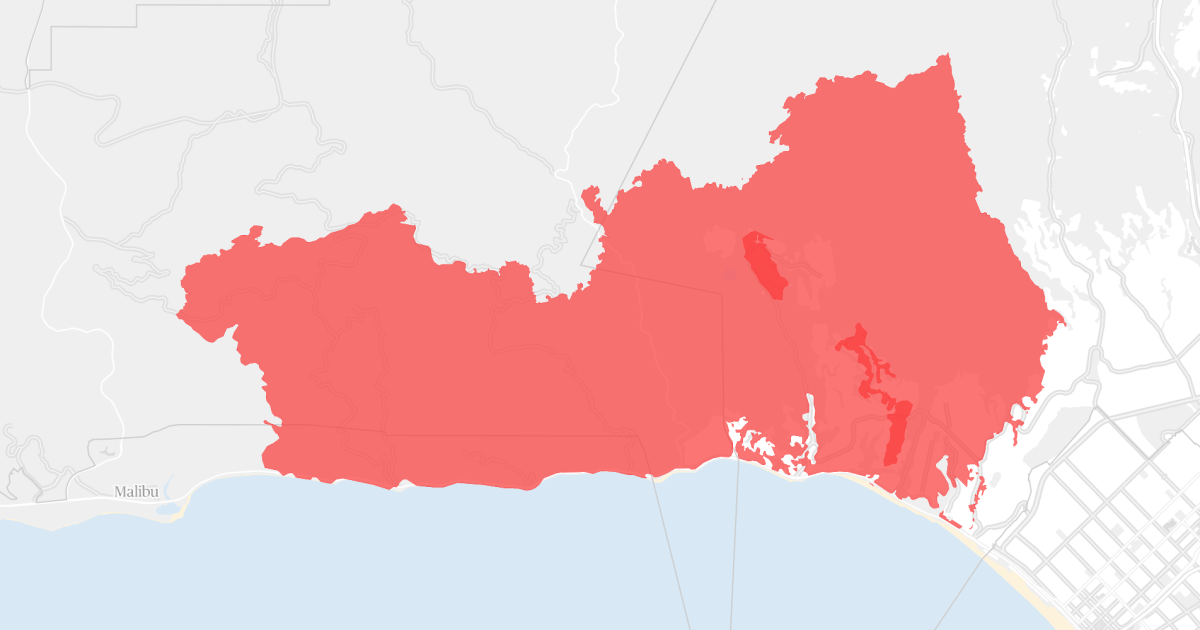 Maps: See how massive the California wildfires are