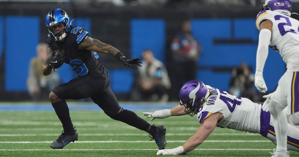 ‘Sunday Night Football’ highlights: Lions defeat Vikings 31-9 to claim NFC’s No. 1 seed