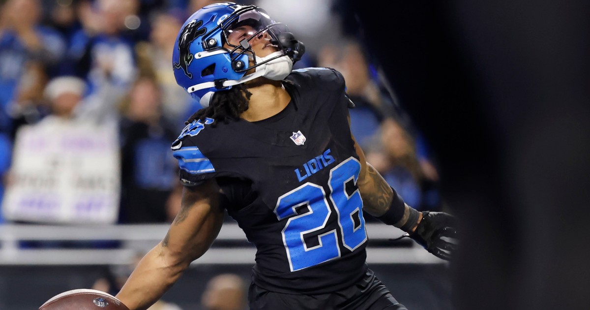 Jahmyr Gibbs shines for Lions as Detroit throttles Minnesota, plus massive video games from Bo Nix and Mike Evans