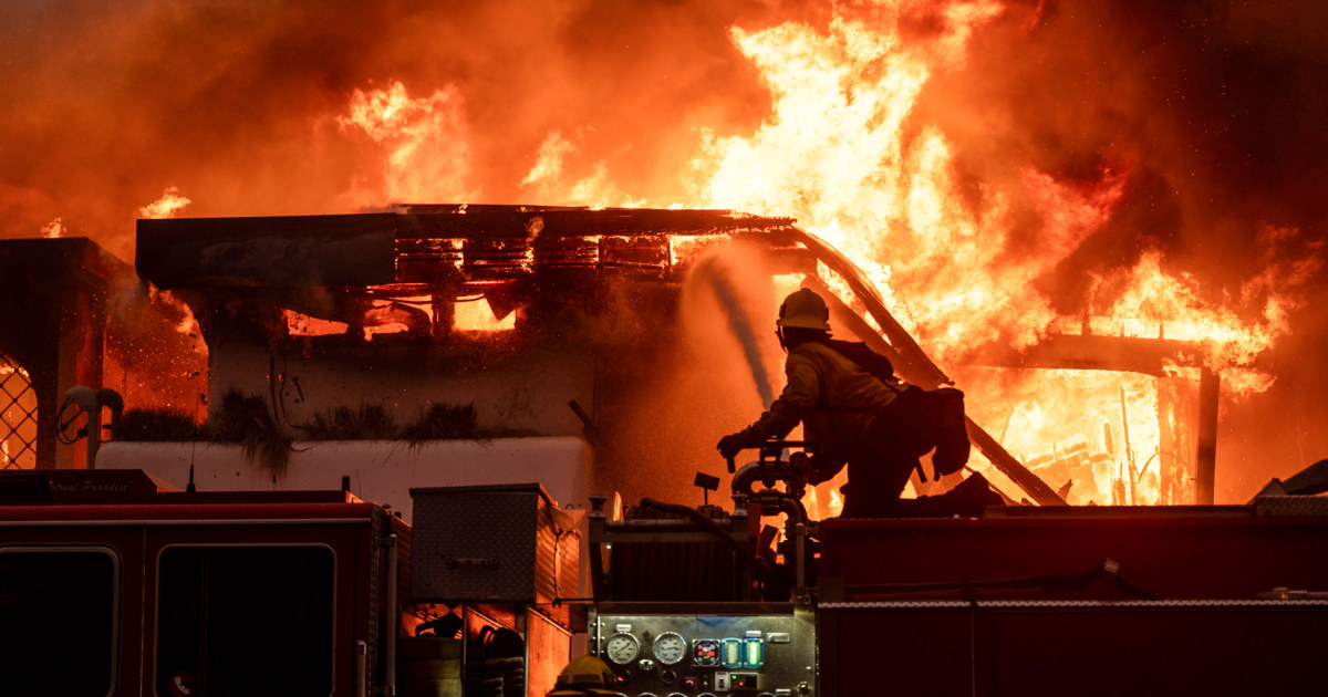 Los Angeles wildfires kill five and trigger exodus as firefighters battle blazes