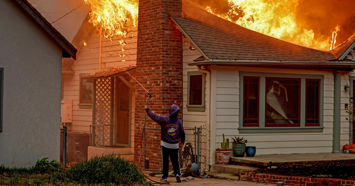 Photos: Before and after the California wildfires