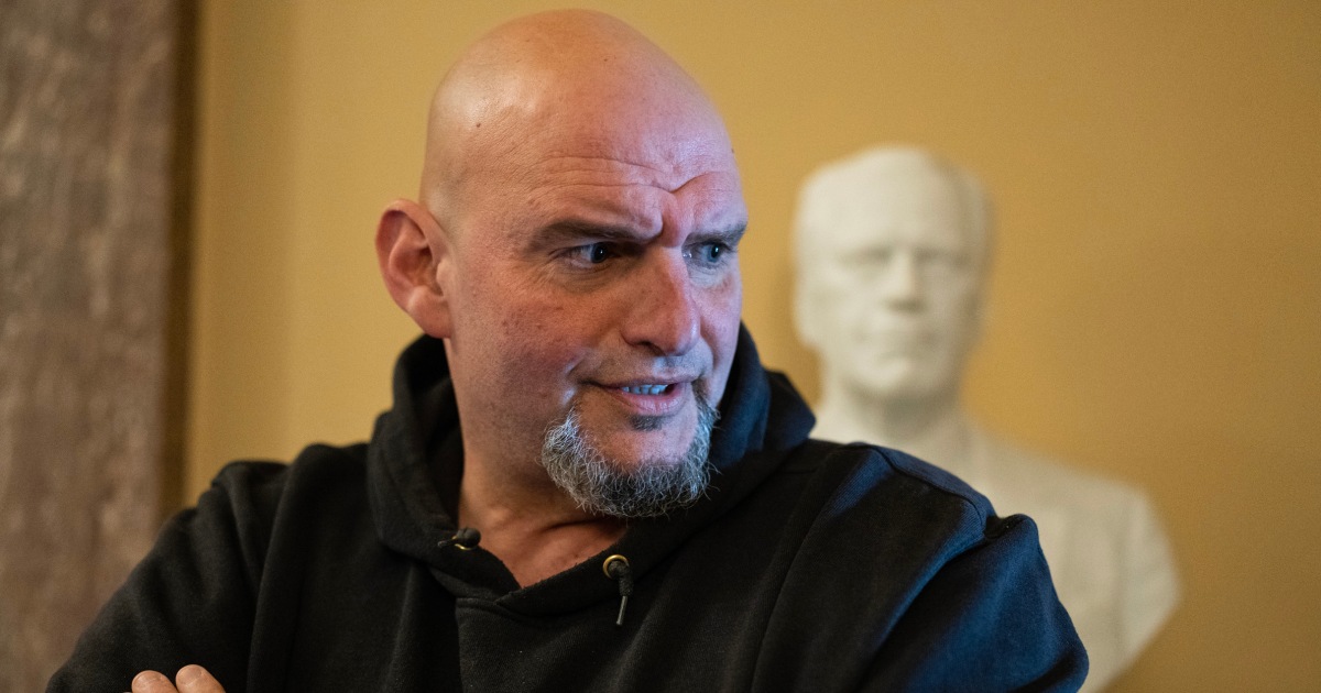 Democratic Sen. John Fetterman to fulfill with Trump