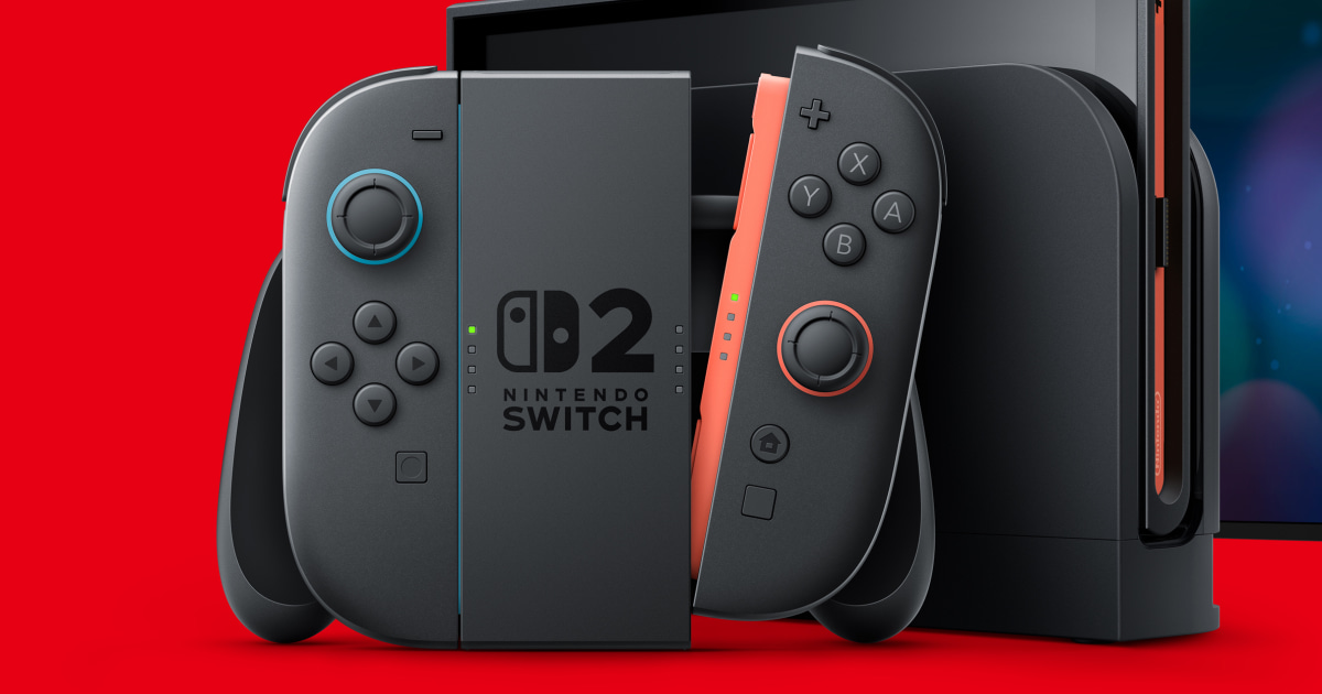 Nintendo offers brief first look at the Switch 2 console