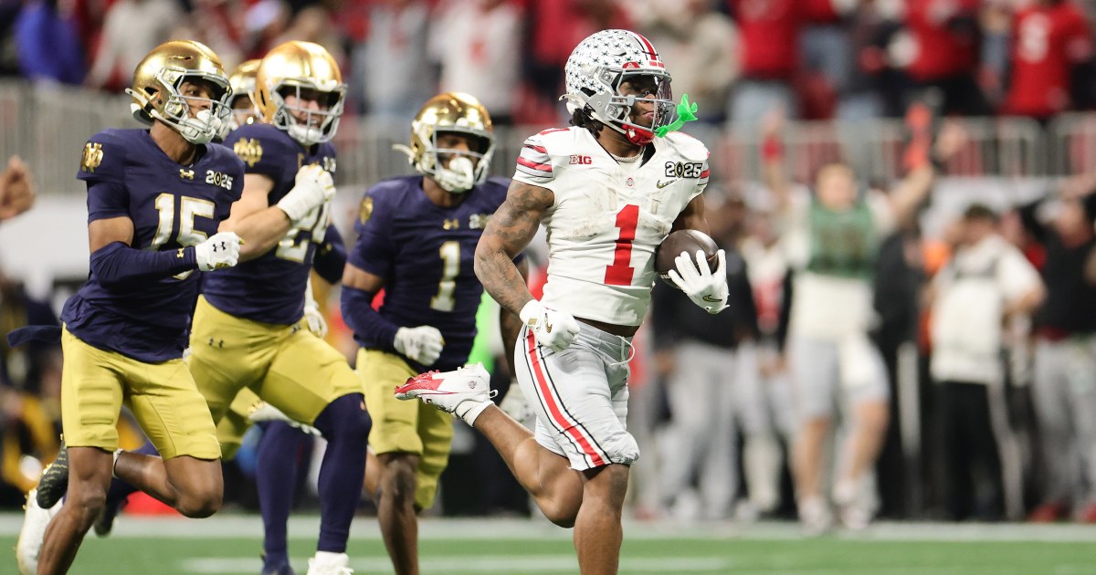 Ohio State vs. Notre Dame live updates: Buckeyes lead 31-15 early in fourth quarter of CFP championship