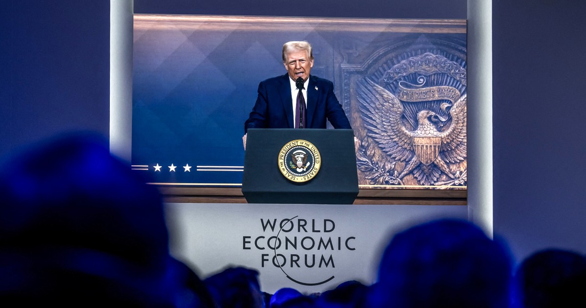 Trump says he’ll ask Saudi Arabia to invest  trillion in the U.S. during wide-ranging Davos address