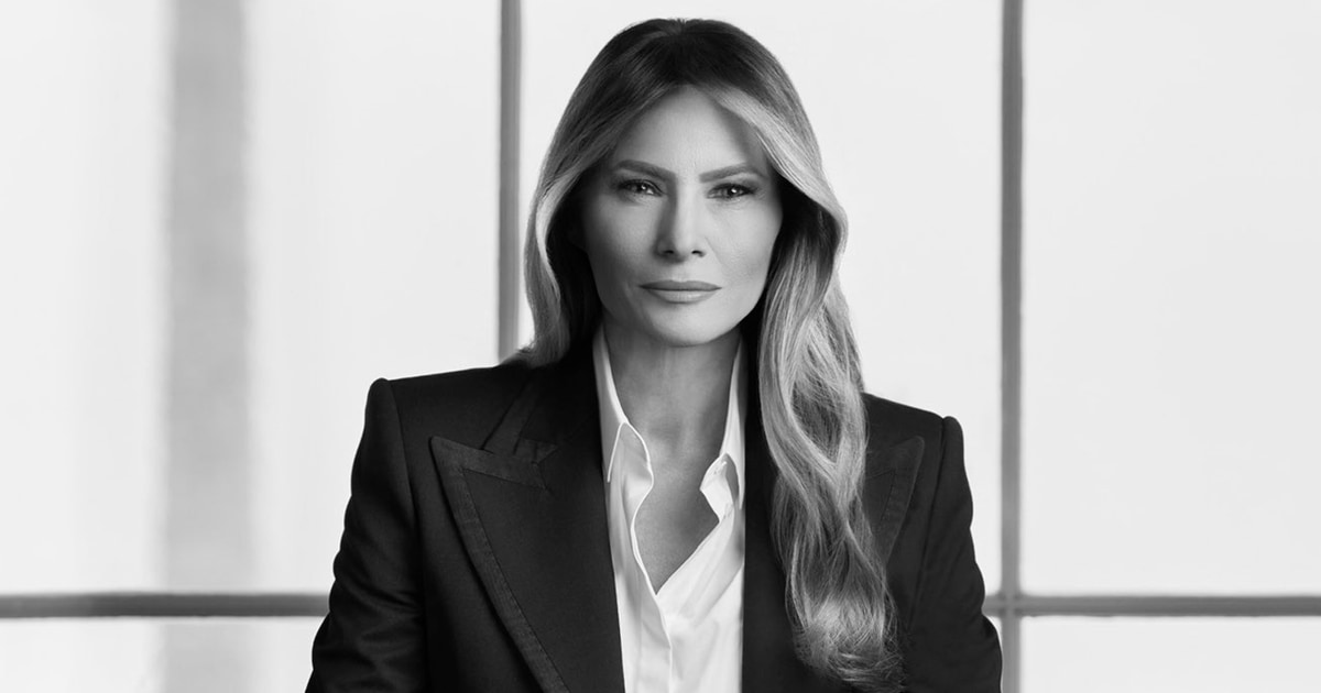 Melania Trump’s new official portrait sets the tone for her second stint as the first lady