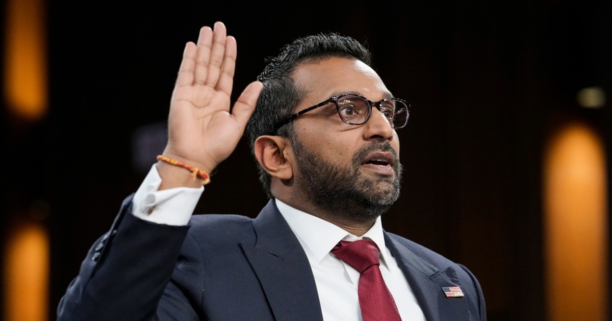 Kash Patel distances himself from Trump’s Jan. 6 pardons at FBI director confirmation hearing