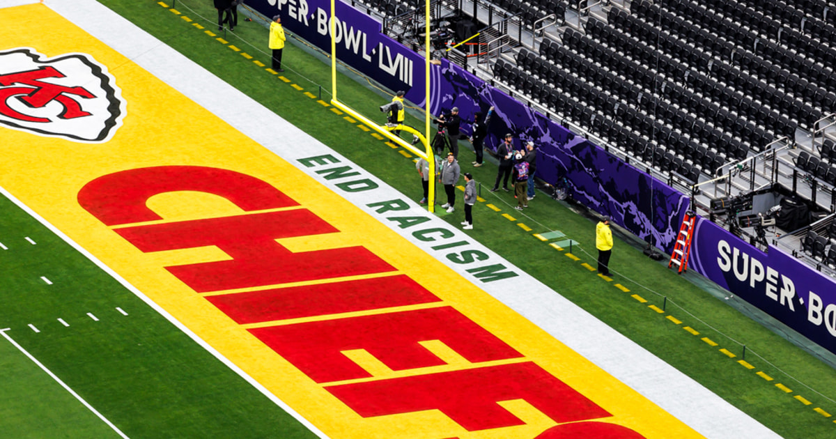 NFL will remove ‘End Racism’ from the end zones ahead of Super Bowl