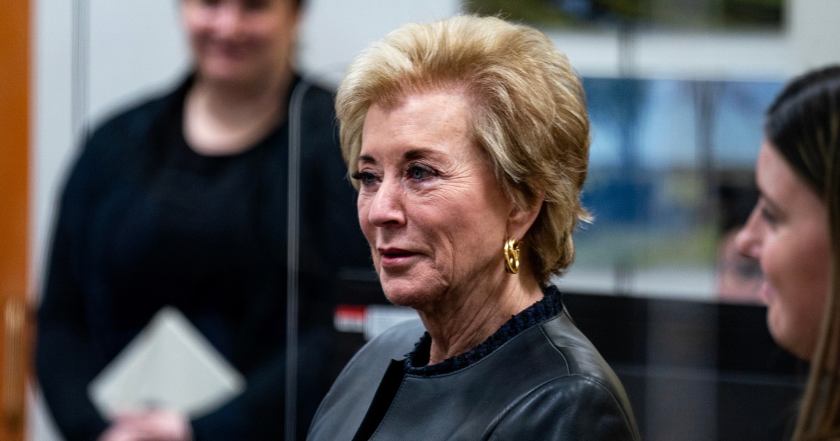 Linda McMahon to face Senate confirmation hearing as DOGE targets Education Department cuts