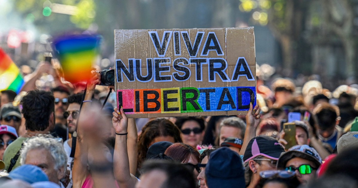 多くのアルゼンチンは、経済に関するハビエル・マイレイ大統領を裏返しました。彼の多様性との戦争はより分裂しています。