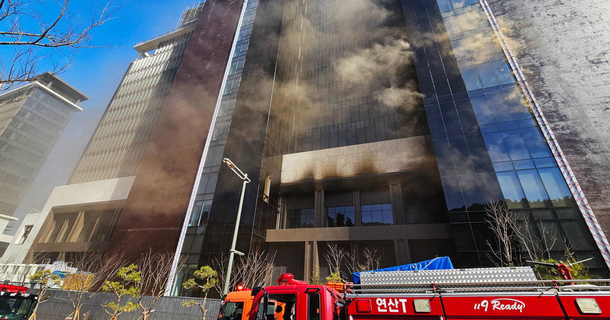 Six dead at resort construction site fire in South Korea's Busan