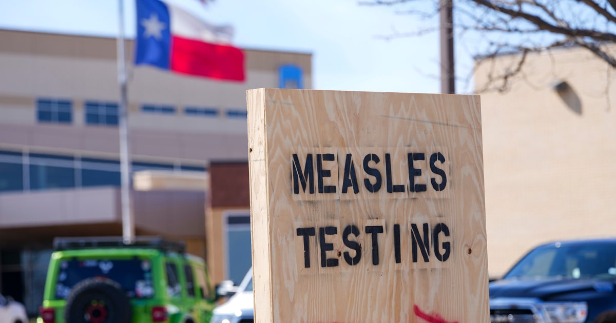 Opinion | The measles outbreak in Texas is Trump's first public health test of his second term