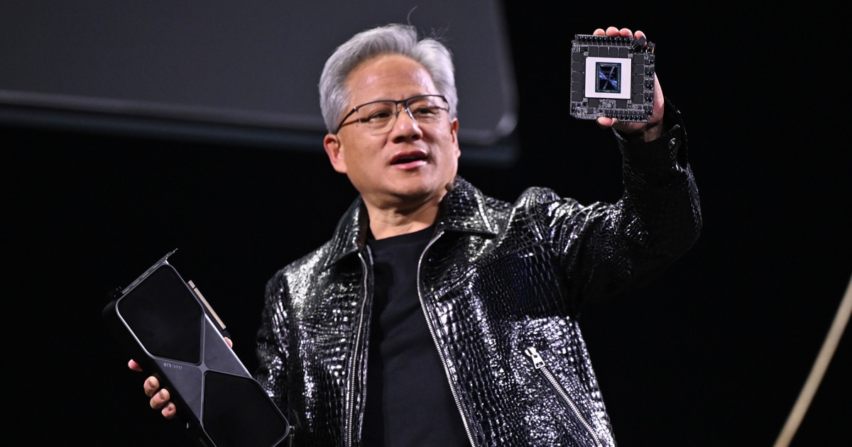 Nvidia CEO Jensen Huang says tariff impact won't be meaningful in the near term