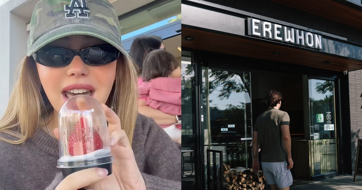 A $19 strawberry has caused a stir online. And of course, it's sold at Erewhon.