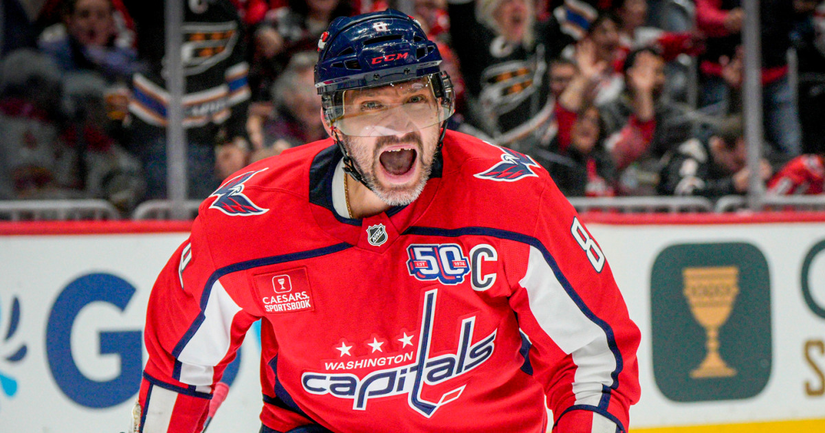 Alex Ovechkin reached 30 goals in a season for the 19th time in his 20-year NHL career, adding to the league record he set last season with his 18th.