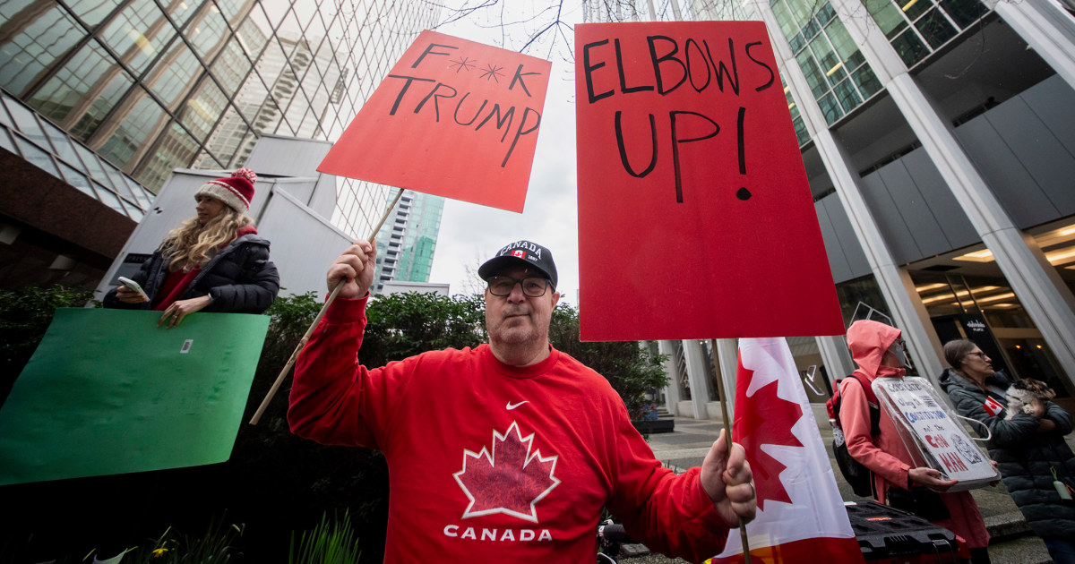 Canadians drop their politeness in the wake of Trump's tariffs