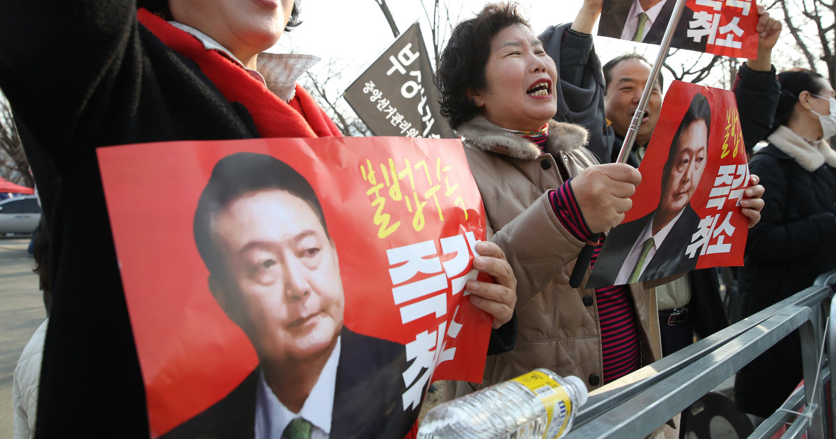 South Korean court cancels arrest warrant for impeached President Yoon