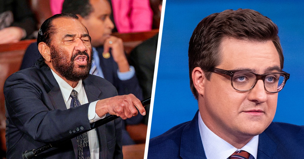 Chris Hayes: The 10 Democrats who voted to censure Rep. Al Green are misreading the moment