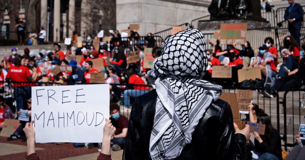 Columbia protestor arrested for overstaying student visa as tensions ...