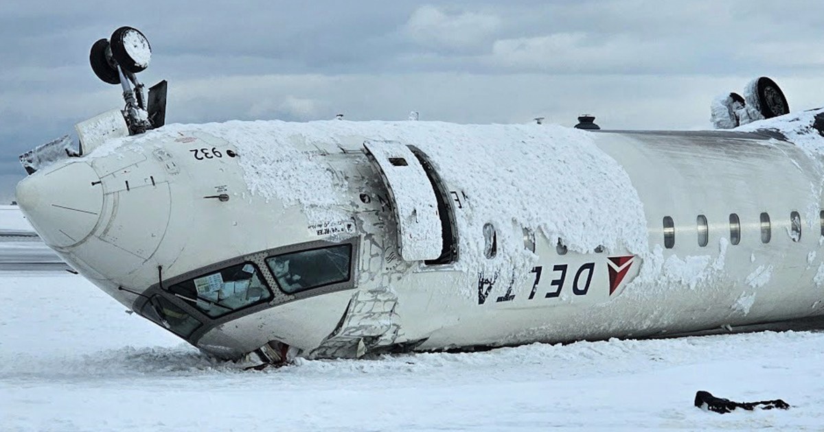 TSB Reports High Rate of Descent in Delta Flight 4819 Crash in Toronto