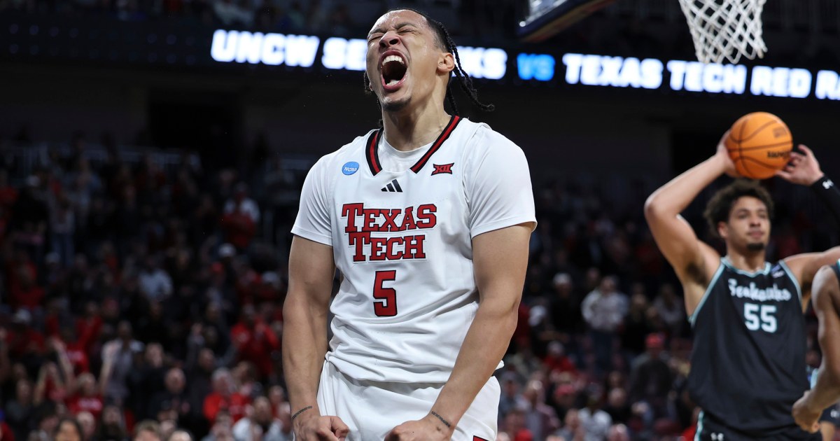 No. 3 Texas Tech takes NCAA Tournament-record 46 3-pointers, advances past No. 14 UNC Wilmington