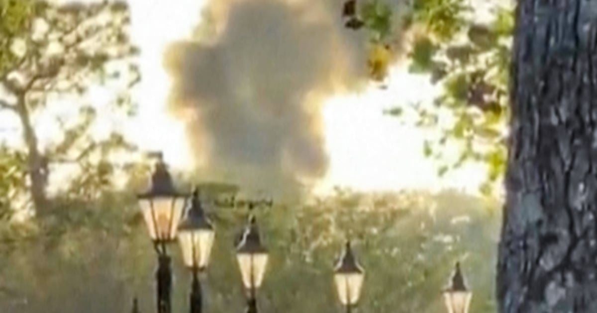 Smoke plume over Disney World was caused by a fire in a walk-in cooler