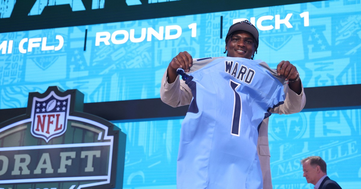 Cam Ward goes No. 1; Shedeur Sanders slides; Round 1 trades abound