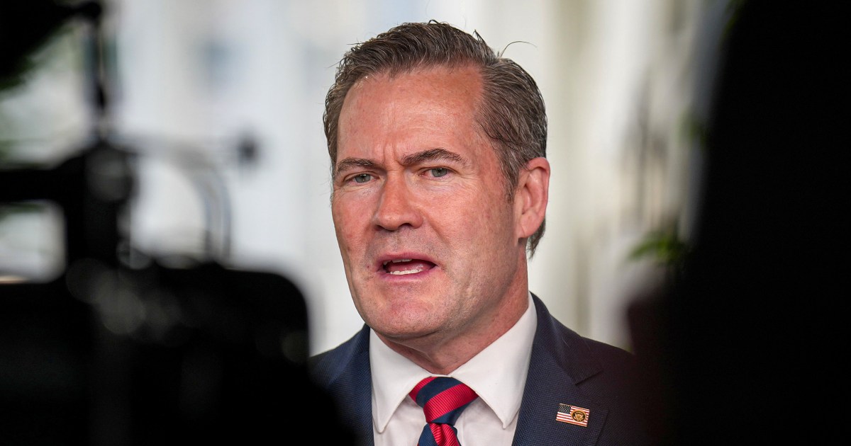 National security adviser Michael Waltz is expected to depart his post