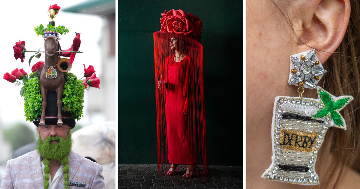 Photos of the fabulous fashion and intense action of the 151st Kentucky Derby