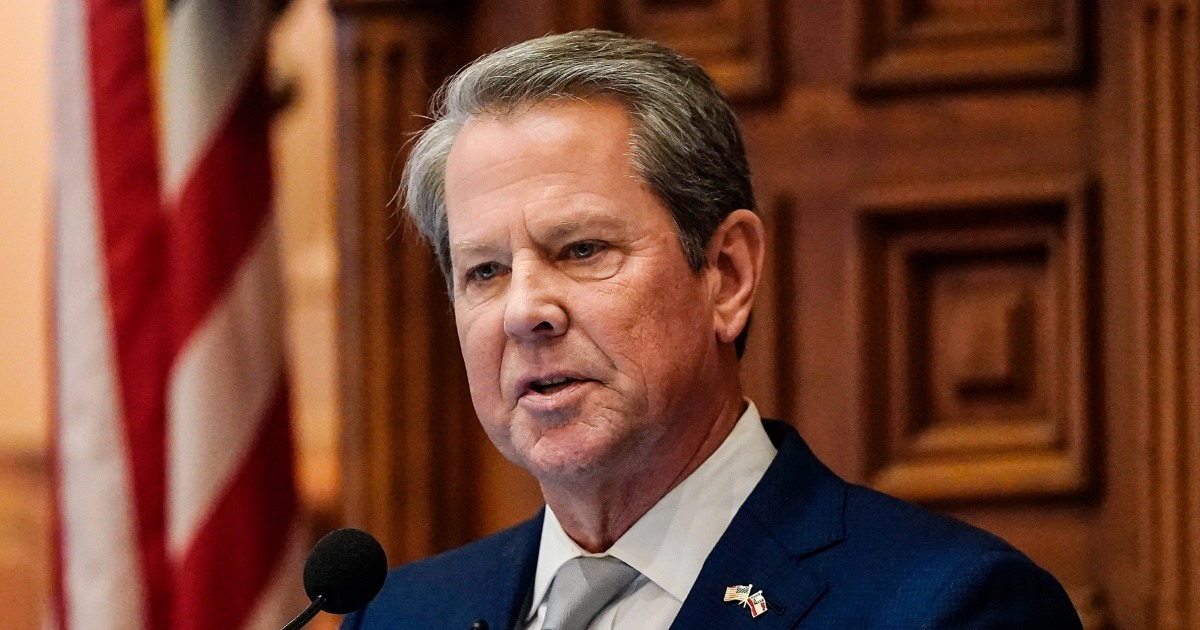Georgia Gov. Brian Kemp passes on running for a key Democratic-held Senate seat