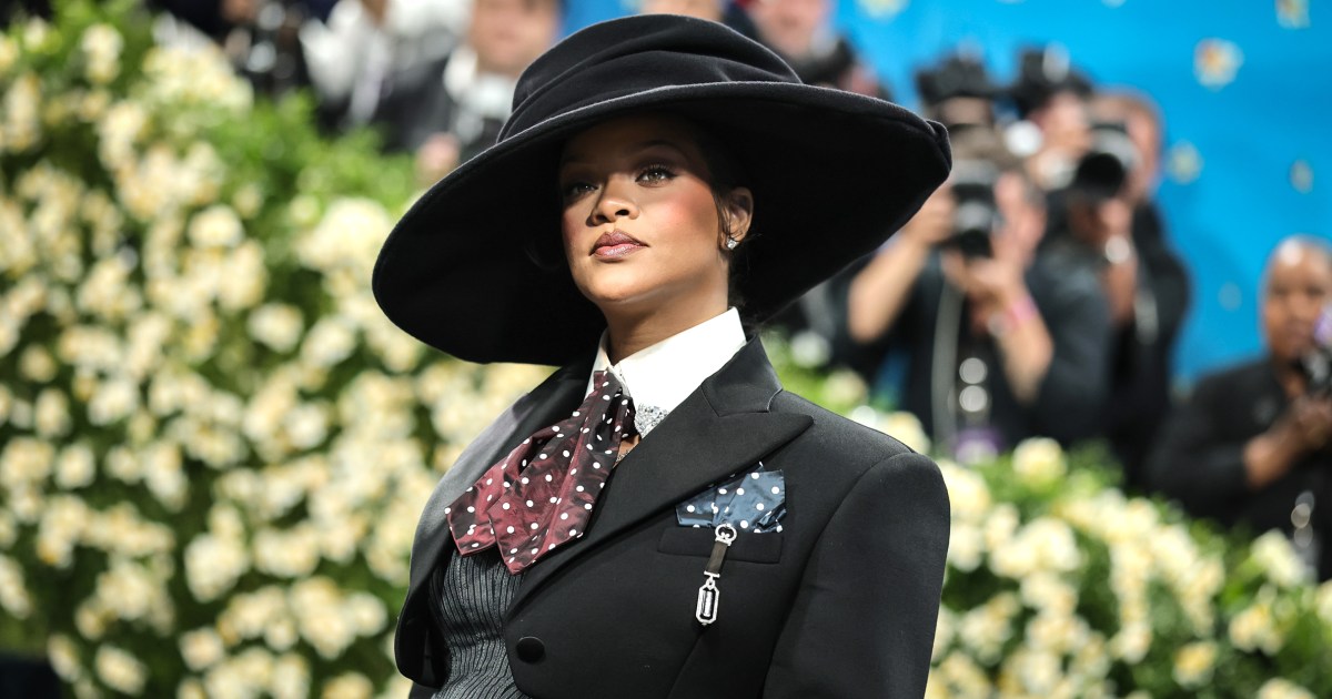 Rihanna está embarazada de Baby No. 3, A $ AP Rocky confirma en la alfombra Met Gala