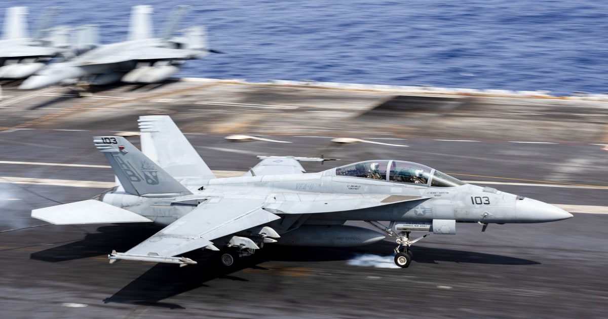 Another fighter jet is lost at sea after it falls off USS Harry S. Truman aircraft carrier