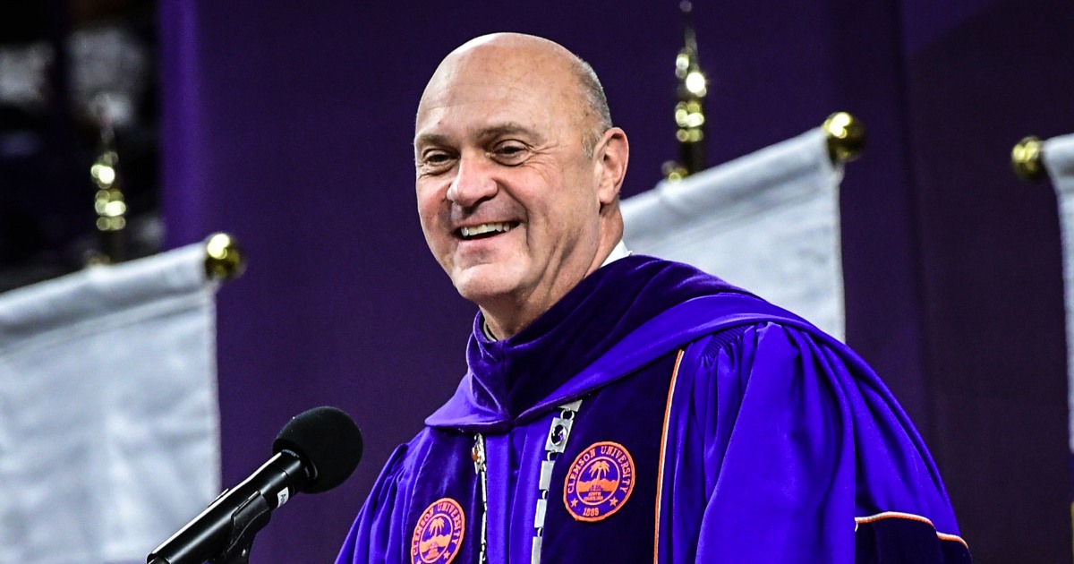 Clemson president is bowled over by his daughter’s big moment