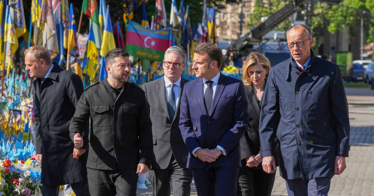 Ukraine and its allies push for a 30-day ceasefire starting Monday