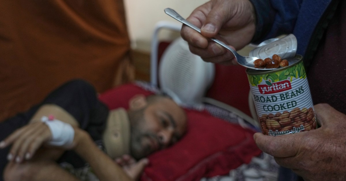 Israel's blockade means Gaza's hospitals cannot provide food to recovering patients