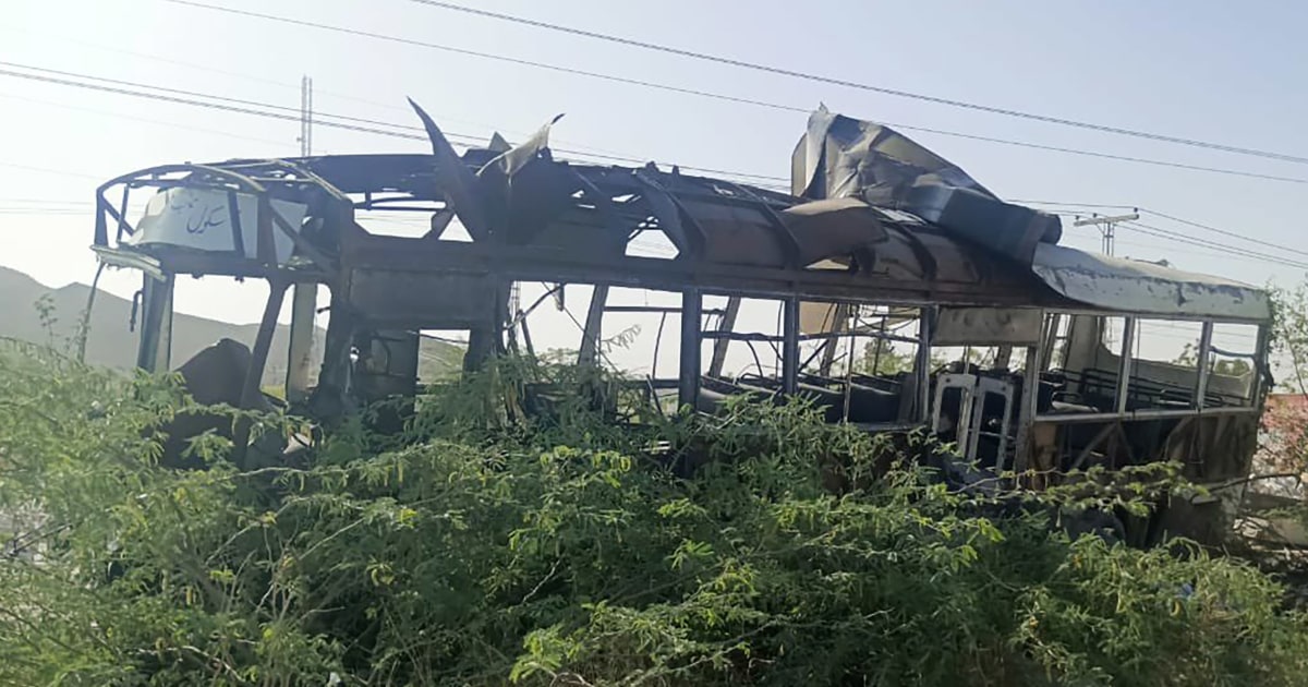 Blast targeting school bus kills four children in Pakistan’s Balochistan