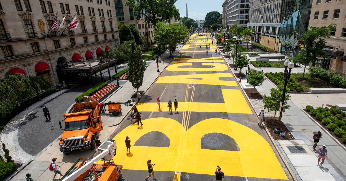 Black Lives Matter street murals stand as an enduring reminder of protests against racism