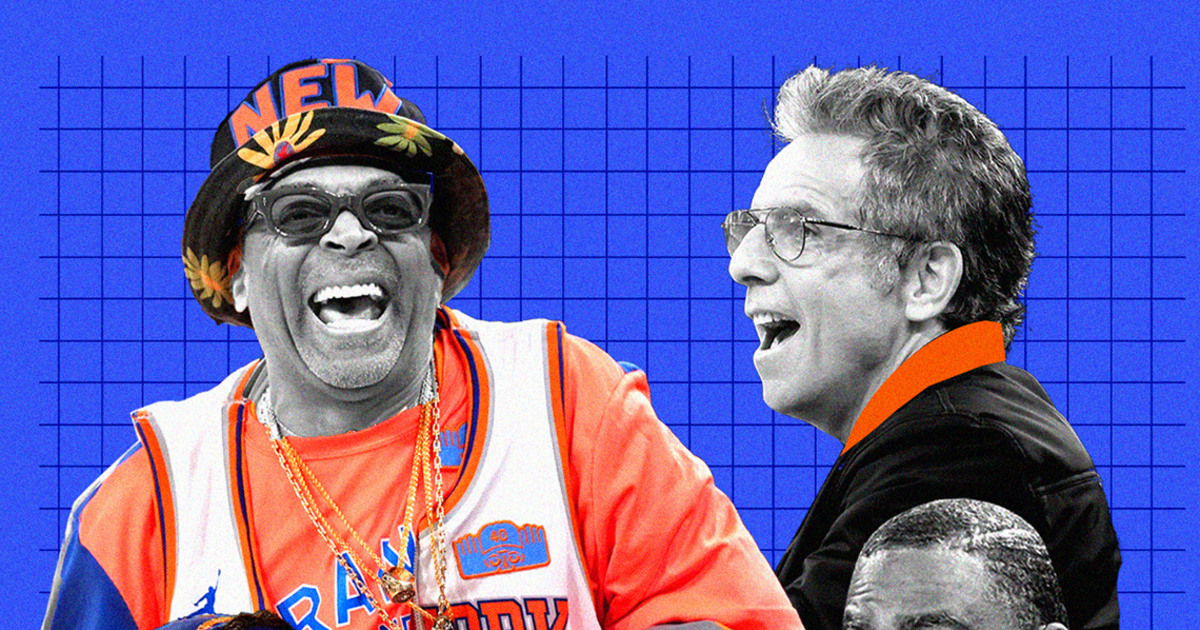 Celebrities Attend Knicks-Pacers Eastern Conference Game 5 at Madison Square Garden