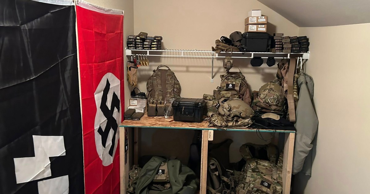 FBI discovers cache of guns, armor and Nazi paraphernalia while raiding home in Washington state
