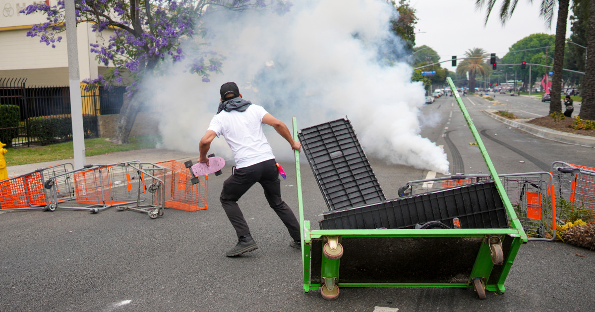 Live updates: Protests erupt outside Los Angeles-area Home Depot amid federal enforcement operations