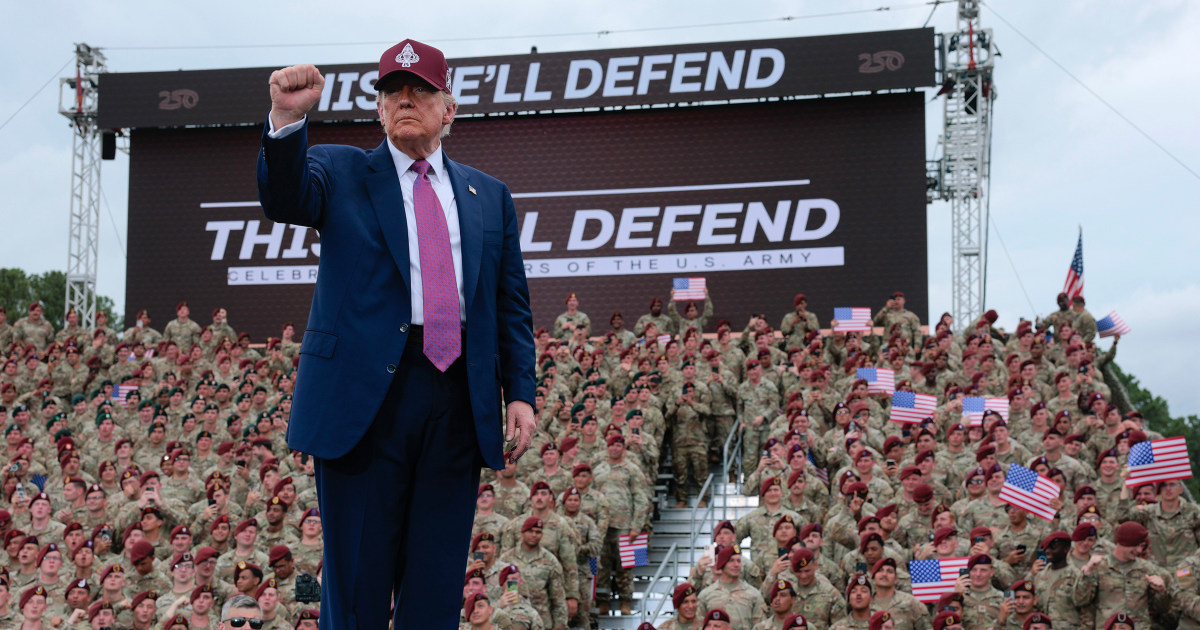 Trump speech at Fort Bragg prompts questions, concerns about politicization of military