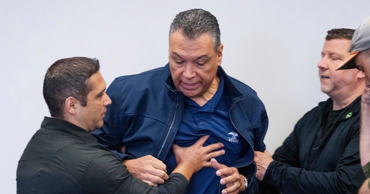 Sen. Alex Padilla disputes Trump administrations account of his forcible removal at a DHS event
