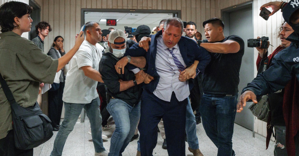 New York City Comptroller Brad Lander arrested at an immigration court